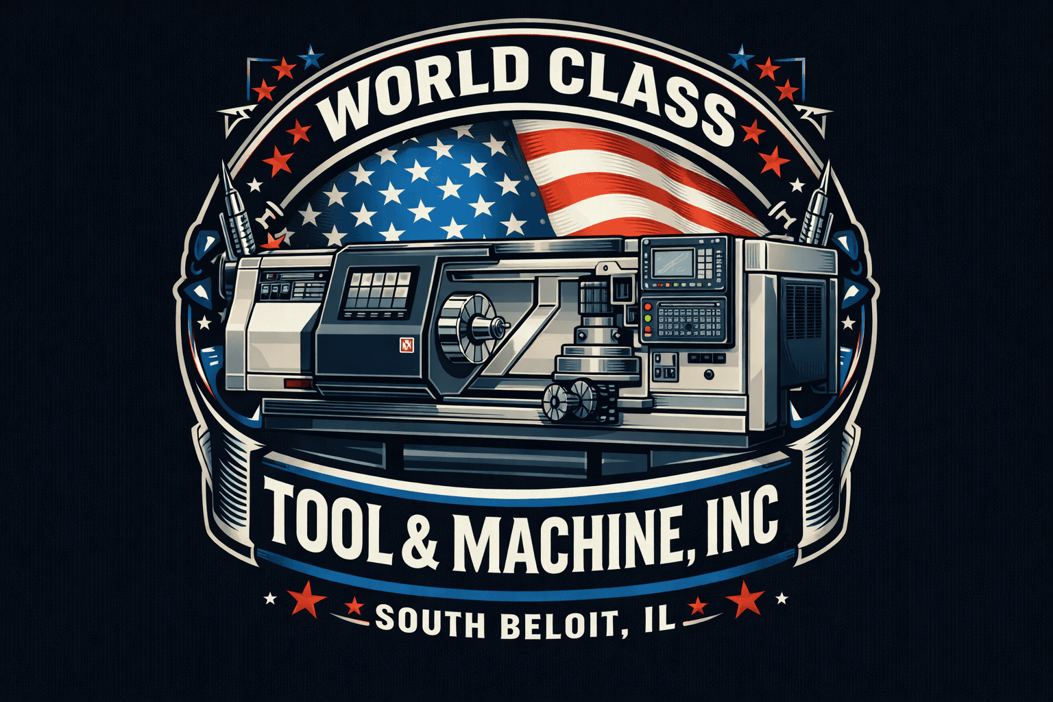 American lathe artwork